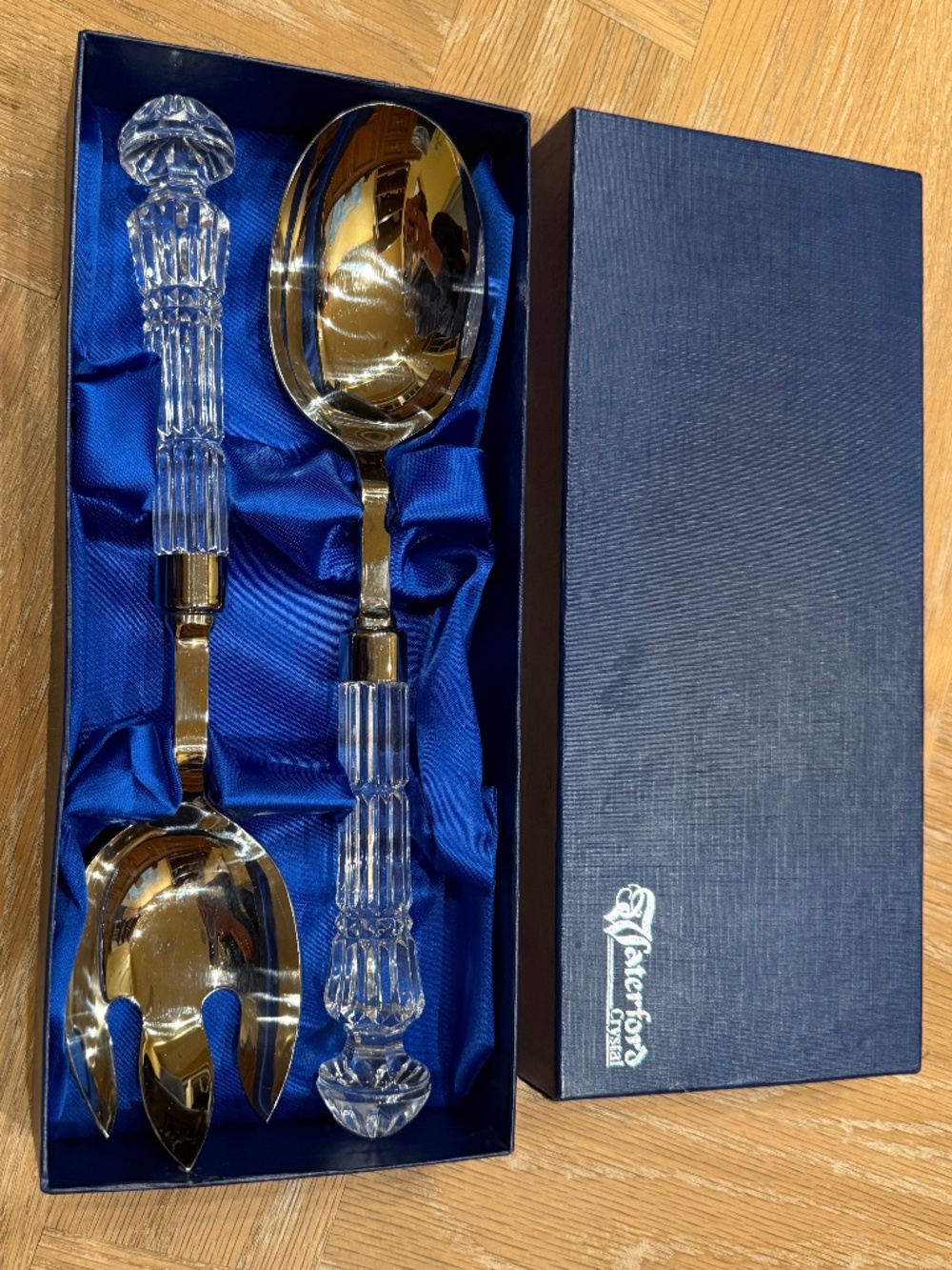 Waterford Crystal Salad Servers serving set